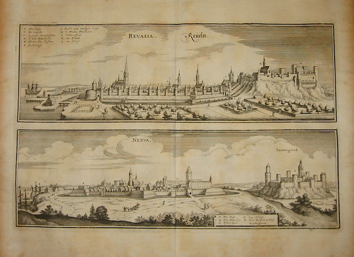 Merian Matthà¤us (1593-1650) Revalia. Reveln - Nerva 1649 Francoforte